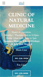 Mobile Screenshot of clinicofnaturalmedicine.com